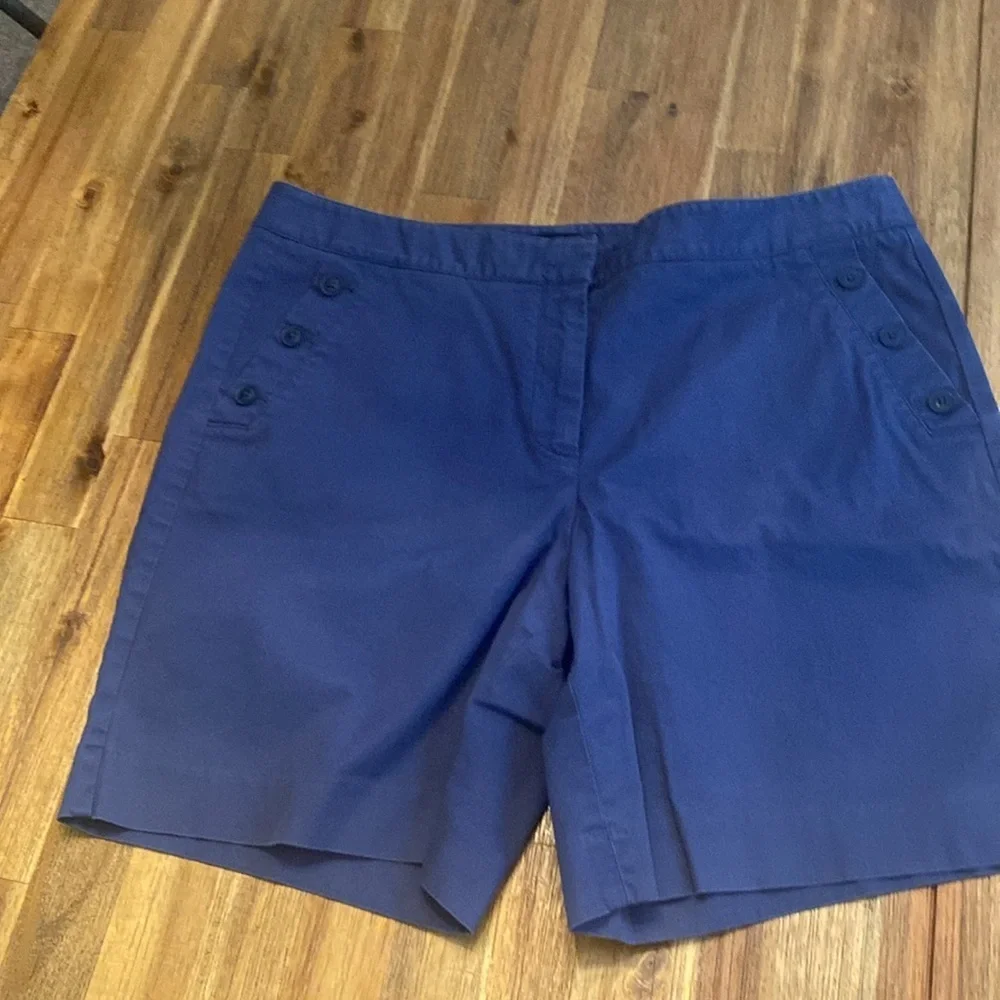Talbots Dark Blue Women's Bermudas. Size 10.